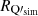 $ R_\mathrm{Q\prime_{\mathrm{sim}}} $