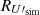 $ R_{U\prime_{\mathrm{sim}}} $