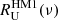 $ R_{\mathrm{U}}^{\mathrm{HM1}}(\nu) $