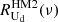 $ R_{\rm U_d}^{\rm HM2} (\nu) $