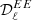 $ \mathcal{D}_{\ell}^{EE} $