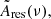 $ \tilde{A}_{\mathrm{res}}(\nu), $