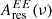 $ A_{\mathrm{res}}^{EE}(\nu) $