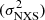 $ (\sigma^2_{\rm NXS}) $