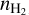 ${n_{{{\rm{H}}_2}}}$