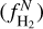 $\left( {f_{{{\rm{H}}_2}}^N} \right)$