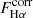 $ F_{\mathrm{H}\alpha}^{\mathrm{corr}} $