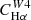 $ C_{\mathrm{H}\alpha}^{W4} $