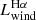 $ L_{\mathrm{wind}}^{\mathrm{H}\alpha} $