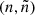 $ (n,{\tilde{n}}) $