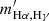$ m^\prime_{\mathrm{H\alpha,H\gamma}} $