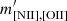 $ m^\prime_{\mathrm{[NII],[OII]}} $