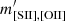 $ m^\prime_{\mathrm{[SII] ,[OII]}} $