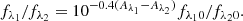 $$ \begin{aligned} f_{\lambda _1}/f_{\lambda _2} = 10^{-0.4 (A_{\lambda _1} -A_{\lambda _2}) }f_{\lambda _1 0}/f_{\lambda _2 0}. \end{aligned} $$