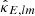 $ \hat{\kappa}_{E, lm} $