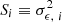 $ S_i\equiv \sigma_{\epsilon,\ i}^2 $