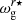 $ \omega_{\mathrm{g}}^{r\star} $