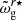 $ \tilde{\omega}_{\mathrm{g}}^{r\star} $