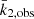 $ \bar{k}_{2,\rm obs} $