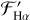 ${{{\cal F}'}_{{\rm{H\alpha }}}}$