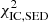 $ \chi^2_{\rm IC,SED} $