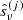 $ \hat{s}_{\nu}^{\left ( j \right )} $