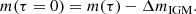 $$ \begin{aligned} m(\tau = 0) = m(\tau ) - \Delta m_{\rm IGM}. \end{aligned} $$