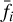 ${{\bar f}_i}$