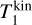 $T_1^{{\rm{kin}}}$