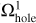 ${\rm{\Omega }}_{{\rm{hole}}}^1$