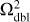 ${\rm{\Omega }}_{{\rm{dbl}}}^2$