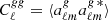 $ C^{gg}_{\ell}=\langle a^g_{\ell m} a^{g\,\ast}_{\ell m}\rangle $