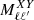 $ M^{XY}_{\ell \ell^{\prime}} $