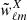 $ \tilde {w}^{X}_{\ell m} $