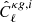 $ \hat{C}^{\kappa g, i}_{\ell} $