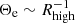 $ \Theta_{\mathrm{e}}\sim R_{\mathrm{high}}^{-1} $
