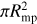 $\pi R_{{\rm{mp}}}^2$