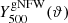 $ Y^{\mathrm{gNFW}}_{500}(\vartheta) $