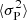 $ \langle\sigma_\mathrm{ P}^2\rangle $