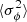 $ \langle\sigma_\phi^2\rangle $