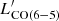 $ L_{\rm CO(6{-}5)}^\prime $