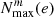 $ N_{\rm max}^m(e) $