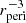 $ r_{\mathrm{peri}}^{-3} $