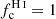 $ f_{\mathrm{c}}^{\mathrm{H}\,\textsc{i}} = 1 $