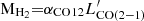 $ {{\rm{M}}_{{{\rm{H}}_{\rm{2}}}}}{\rm{ = }}{\alpha _{{\rm{CO}}}}{_{{\rm{12}}}}L_{{\rm{CO}}({\rm{2 - 1}})}^\prime $