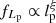$ f_{L_\mathrm{p}} \propto l_\mathrm{p}^\xi $