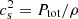 $ c_{\rm s}^2 = P_{\rm tot}/\rho $