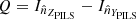 $ Q = I_{\hat{n}_{Z_{\mathrm{PILS}}}} - I_{\hat{n}_{Y_{\mathrm{PILS}}}} $