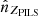 $ \hat{n}_{Z_{\mathrm{PILS}}} $