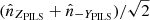 $ (\hat{n}_{Z_{\mathrm{PILS}}} + \hat{n}_{-Y_{\mathrm{PILS}}})/\sqrt{2} $